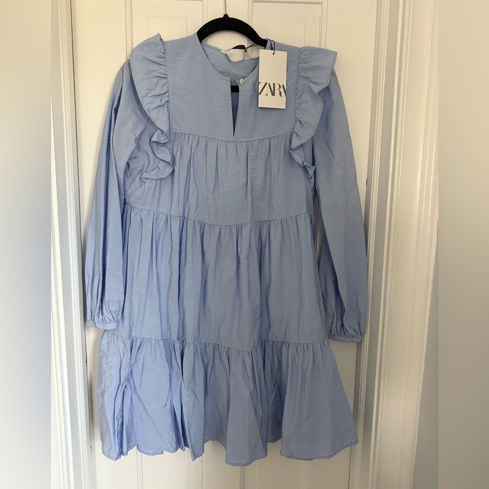 Zara light blue dress. New, never worn.